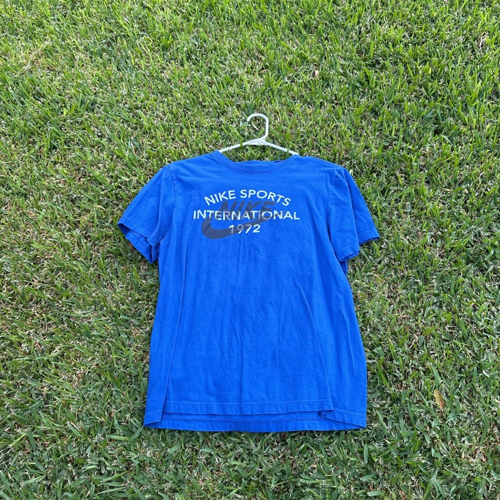 Nike Sports International 1972 Blue Tee